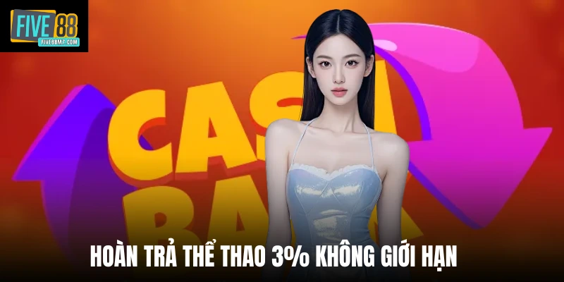Hoàn Trả Thể Thao 3% Không Giới Hạn - Five88 Hướng Dẫn